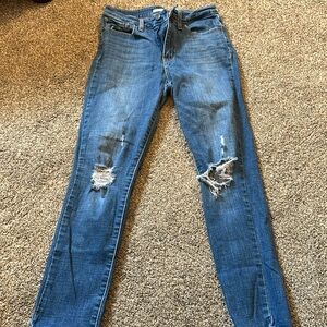 Levi high rise skinny jeans